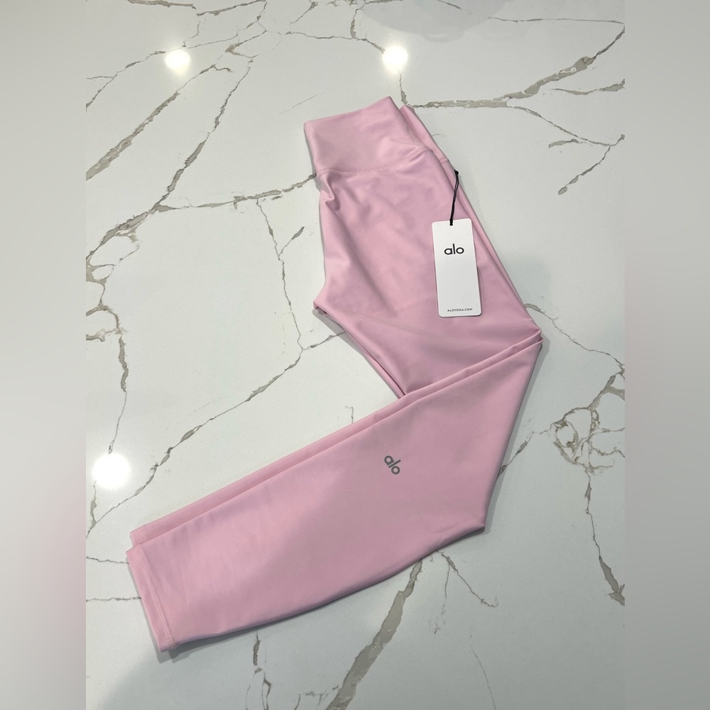 ALO Yoga Pink High-Waist Leggings